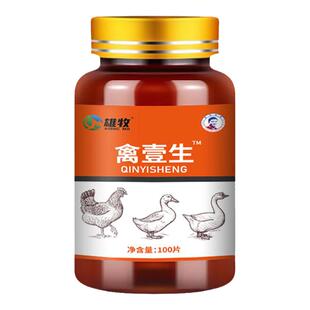 禽壹生一片养鸡专用鸡鸭鹅闭眼甩头粪便异常气喘怪叫鸡饲料添加剂