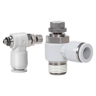 亚德客304不锈钢调速阀节流阀PSL4M5A PTL6M5A 801B 1003 1204S