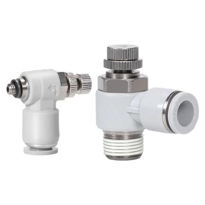 亚德客原装正品不锈钢调速接头