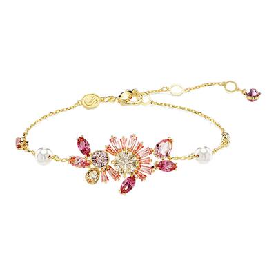 花朵手链施华洛世奇女