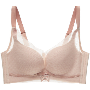 芬腾女士内衣小胸聚拢上托防下垂文胸女款无钢圈舒适透气性感胸罩