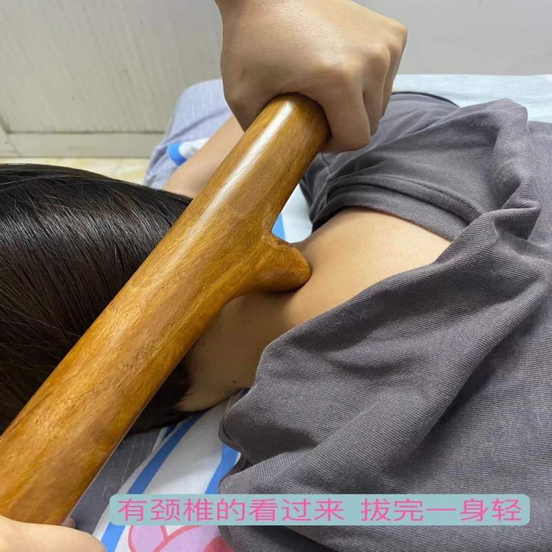 按摩棒拨筋精品工具疏通筋络相思树实木按摩器穴位经络器拇指形