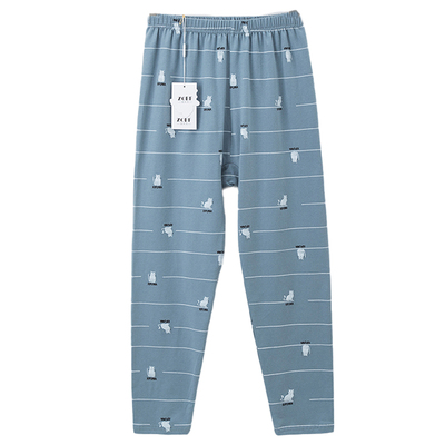 胖女童男童秋裤胖童加大加肥保暖裤中大童家居裤宽松纯棉舒适睡裤