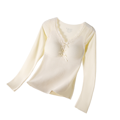 保暖内衣女士带胸垫加绒加厚发热绵羊毛打底秋衣秋裤2025新款冬季