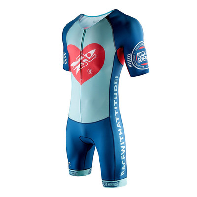 RSS 大心款Trisuit铁人三项RJ中袖铁三服 中袖铁三服法国进口面料