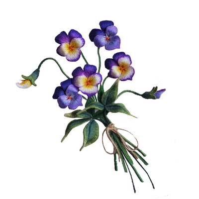 材料包立体刺绣diy手工摆件