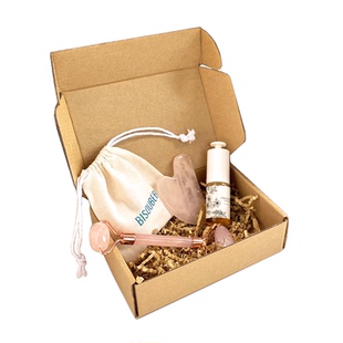 玫瑰精华油粉晶刮痧板按摩美容脸部紧致Guasha Lift RoseSerum