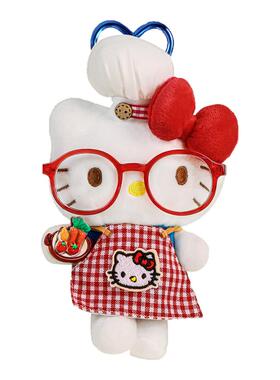 正版helloKitty红框眼镜挂件