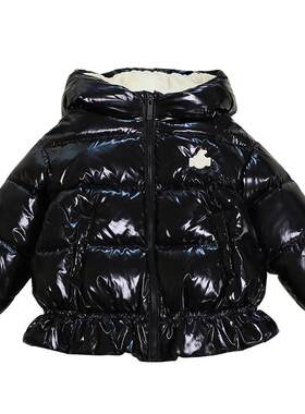 免洗短款加厚女童羽绒服中小童