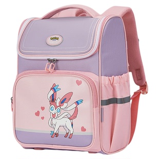 【宝可梦联名款】卡拉羊书包小学生女防下坠减负大嘴书包双肩包男