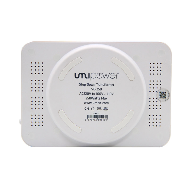 优美变压器220V转110V250W日本美国电器电源电压转换器全铜100umi