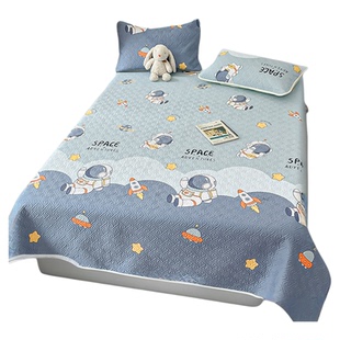 新款全棉床盖三件套绗缝被夹棉床单纯棉防滑垫大炕榻榻米垫子网红