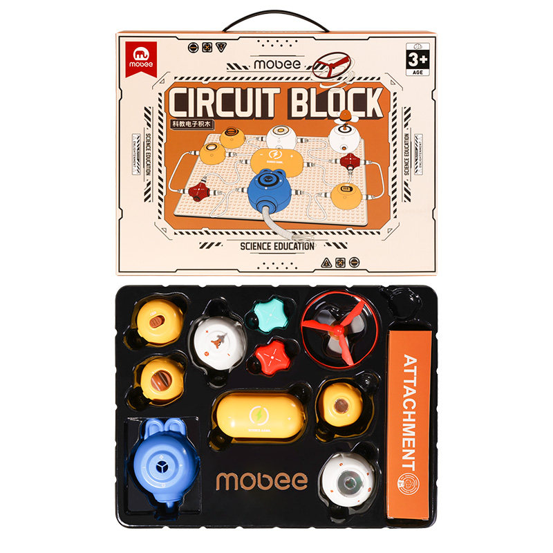 mobee科教电子积木实验套装玩具