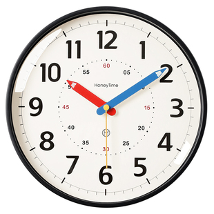 2026新款免打孔挂钟轻奢客厅家用时尚静音挂墙现代简约大气时钟表