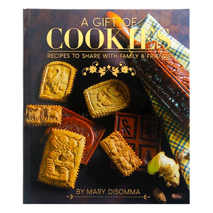 现货包邮 A Gift of Cookies: Hardcover Cookbook 饼干的礼物 饼干装饰制作步骤 意大利传统饼干 马卡龙蛋糕制作食谱 英文原版