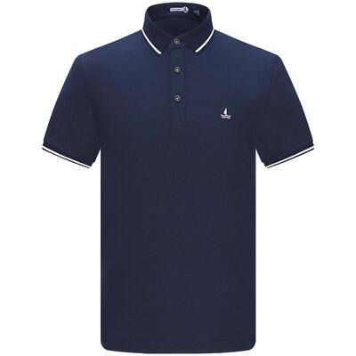 Navigare修身速干短袖POLO衫