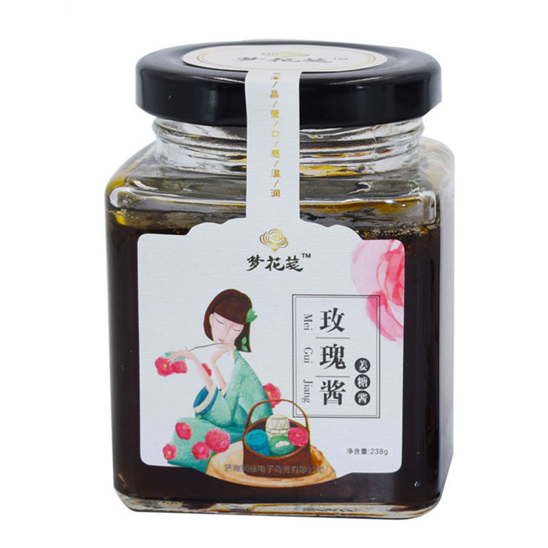 天然食用花瓣买送一蜂蜜酱鲜花
