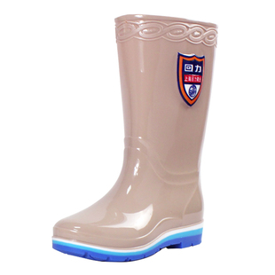 回力水鞋女防水防滑短筒胶鞋加绒雨鞋女中高筒雨靴加棉长筒水靴