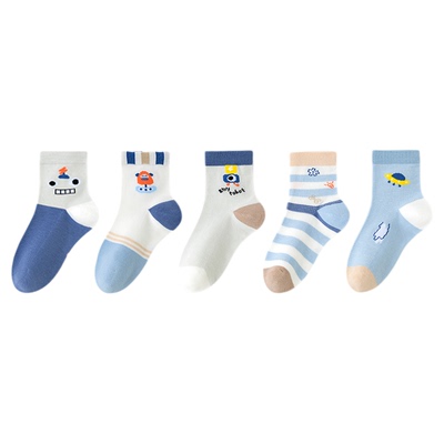 100%棉a类春夏季网眼无骨儿童袜