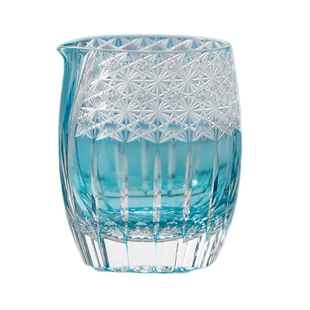 金致日式江户切子手工雕刻清酒杯公道杯日料韩料店餐饮具风华手工