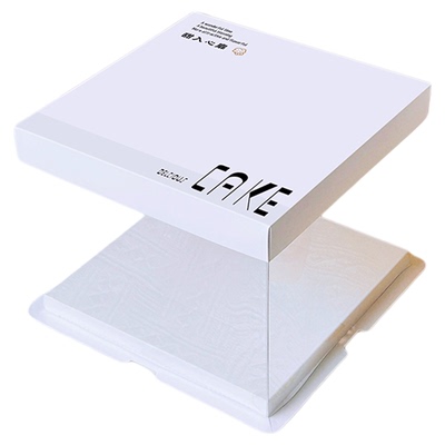 原创经典透明生日蛋糕包装盒