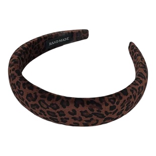 复古气质豹纹洗脸发箍女高颅顶头箍秋冬压发发窟2025新款高端头饰