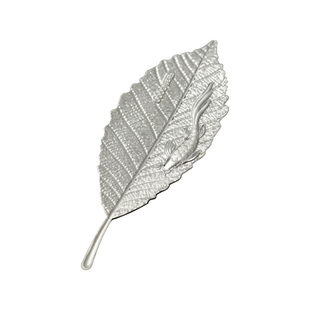 999足银泡茶银叶子纯银煮茶专用软化水质茶具配件观赏收藏茶玩