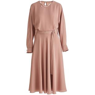 OBEG欧碧倩高端气质连衣裙女ol温柔优雅中长裙子50463527