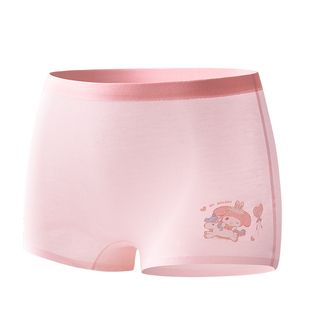 美乐蒂女童内裤夏季无痕四角莫代尔中大儿童少女孩短裤底裤冰丝