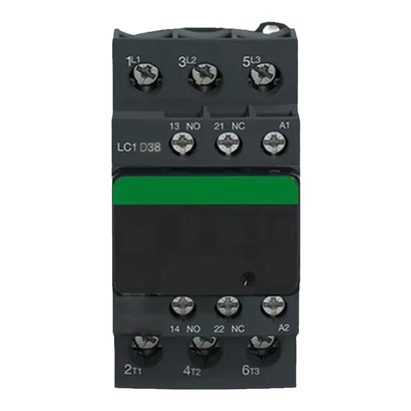 国产替代LC1D38M7C黑色全银电梯交流接触器AC110V220V380VBEFQ7C