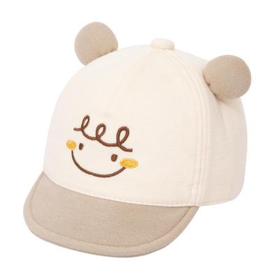 婴儿帽子春秋男宝宝可爱鸭舌帽