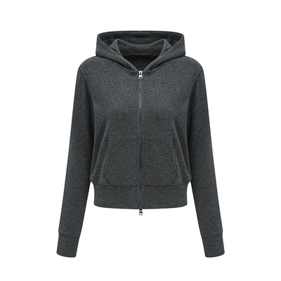 PCLA垂坠柔软绒感连帽卫衣