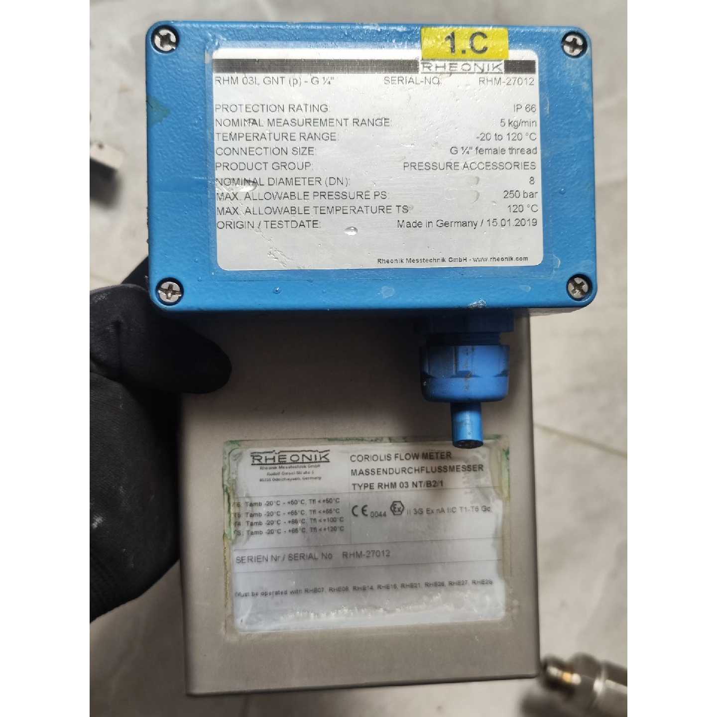 德国RHEONIK流量计 RHM 03L GNT