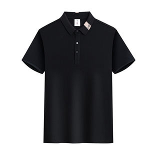 冰丝T恤工作服定制logo印字夏季企业翻领工装短袖团队文化polo衫