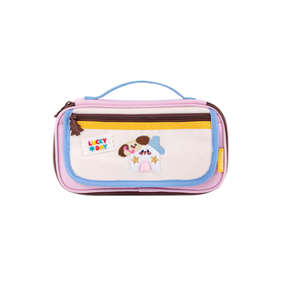 一木林彩虹贩卖大容量笔袋高颜值女孩文具袋2025新款多功能多巴胺色笔盒初高中小学生原创设计可爱少女心文具