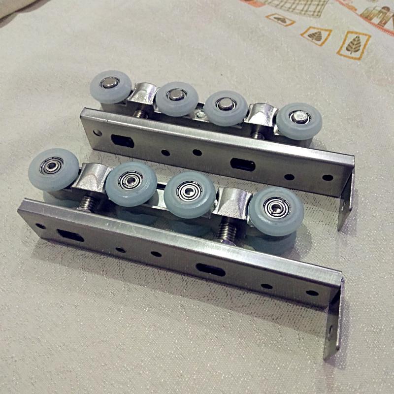 鼎兴移门吊轮老式木门平移推拉门滑轮铝合金轨道配件吊顶移动滚轮