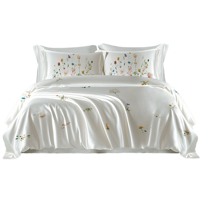 原创桑蚕丝真丝四件套