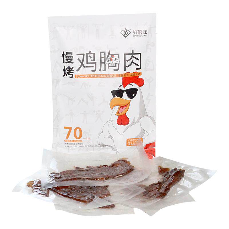好够味慢烤鸡胸肉干即食健身代餐速食零食无油高蛋白肉脯轻食食品