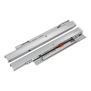 珠宝柜展示柜首饰柜滑轨烟酒玻璃平底部安装重型隐藏托底缓冲导轨