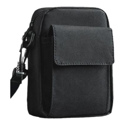 通勤小挎包大容量黑色单肩包