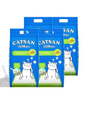 洁珊膨润土除臭吸水猫砂9L*4袋