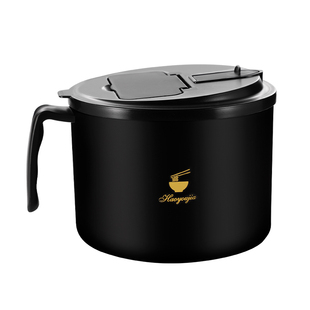 泡面碗不锈钢学生宿舍用带盖大容量个人专用方便面碗神器饭盒碗男