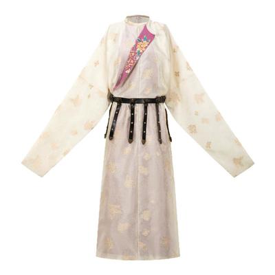 花朝记唐制汉服暗纹绣花圆领袍