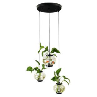 创意LOFT简约工业风悬挂玻璃花瓶斗鱼缸现代家居店铺商场装饰吊件