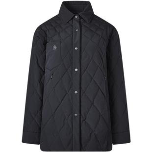 【鹅绒】波司登奥莱秋季女中款新一代轻暖衬衫羽绒服外套