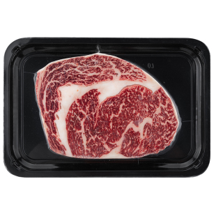 澳洲进口纯血和牛M9+级新鲜雪花眼肉牛扒原切牛肉肋眼牛排500克