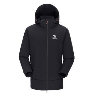 骆驼男装冲锋衣薄外套男女防风防水户外登山硬壳夹克徒步新款春夏