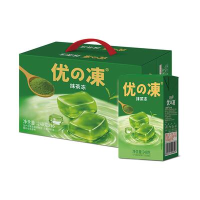 惠尔康抹茶仙草冻即食248g*16盒