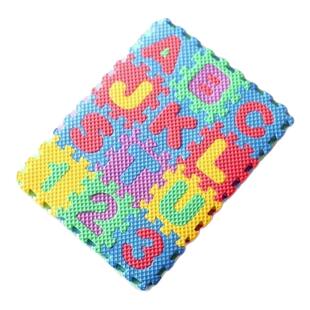 儿童益智积木拼板英文字母数字泡沫拼图宝宝玩具学生礼物收纳进阶