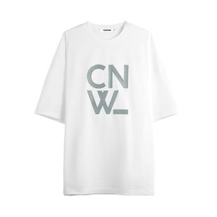 【陈伟霆】CANOTWAIT立体大logo短袖T恤男女同款夏季纯棉宽松潮